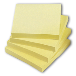 5 Star Re-Move Notes 76x76mm Yellow [Pack 12]